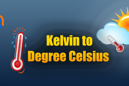 Kelvin to Degree Celsius