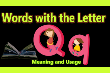 q letter Meaning and Usage